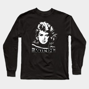 Kim wilde///80s new wave Long Sleeve T-Shirt